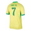 Camiseta de fútbol Brasil Vini JR 7 Primera Equipación 2024 - Hombre